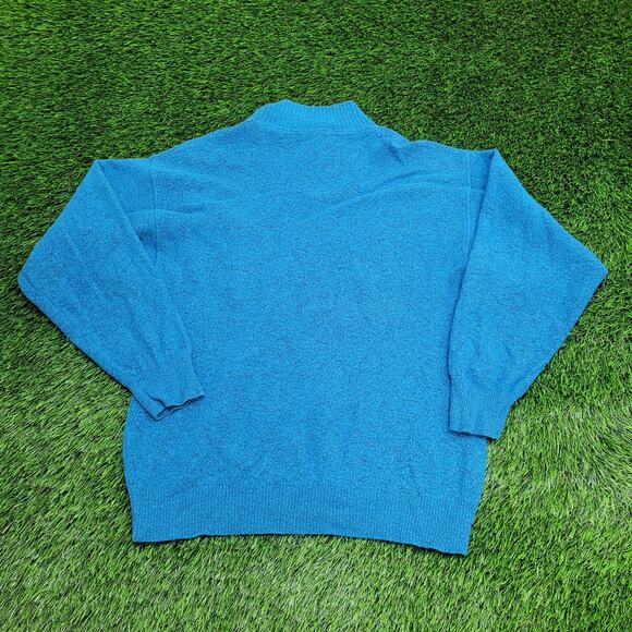 Vintage Clappers New-York 1/4-Zip Sweater S/M 20x25 Made In Italy - Picture 2 of 11